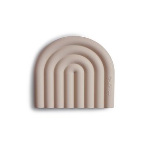 Mushie silikonové kousátko RAINBOW | Shifting sand