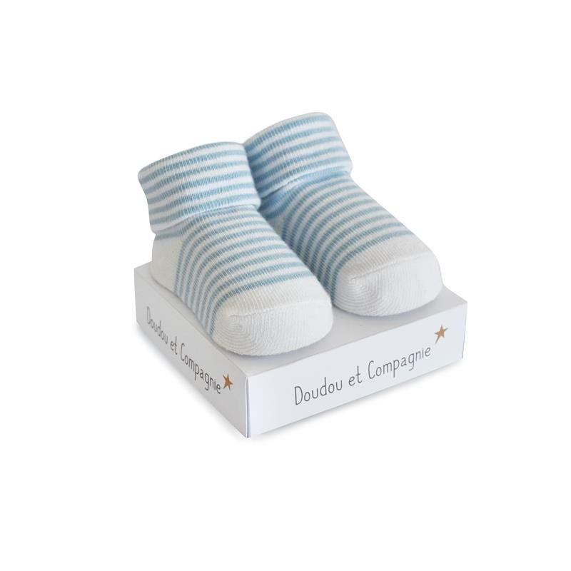 DouDou et Compagnie Paris DouDou et Compagnie Ponožky pro miminko | modrý proužek