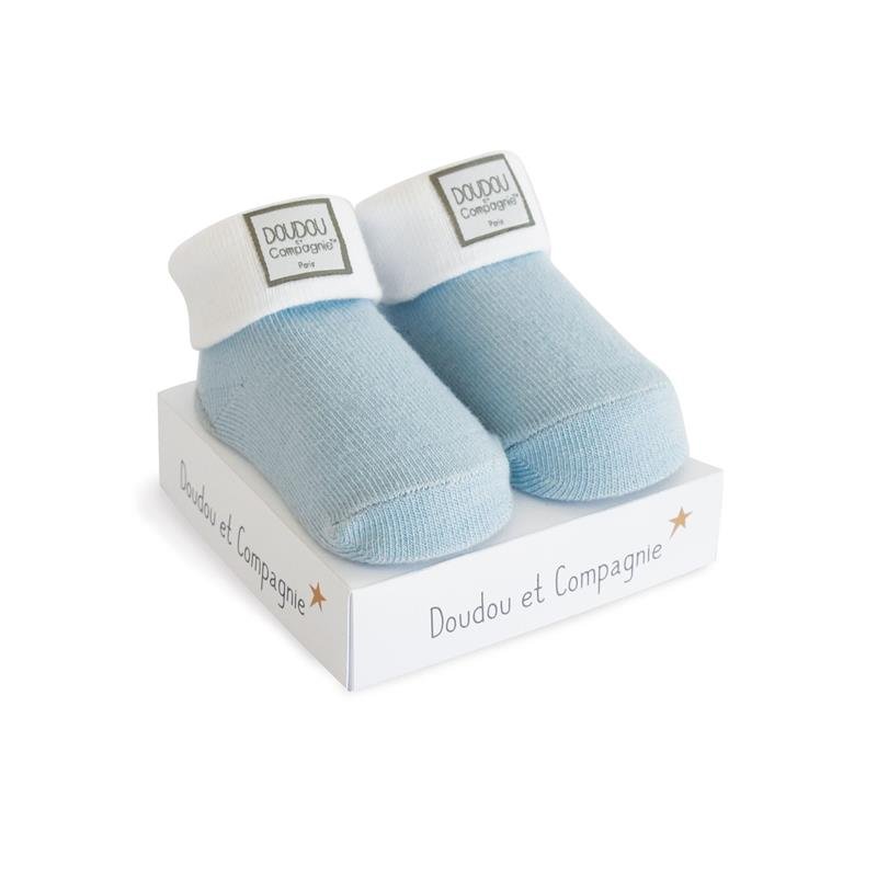 DouDou et Compagnie Paris DouDou et Compagnie Ponožky pro miminko | modro-bílé